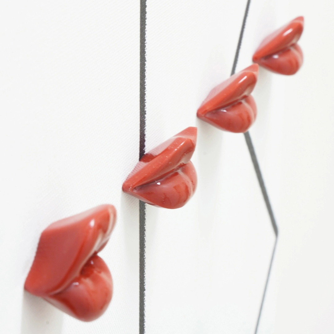 アートパネル ART PANEL リップパーツ&キャンバス「LIPS to SIGNAL」