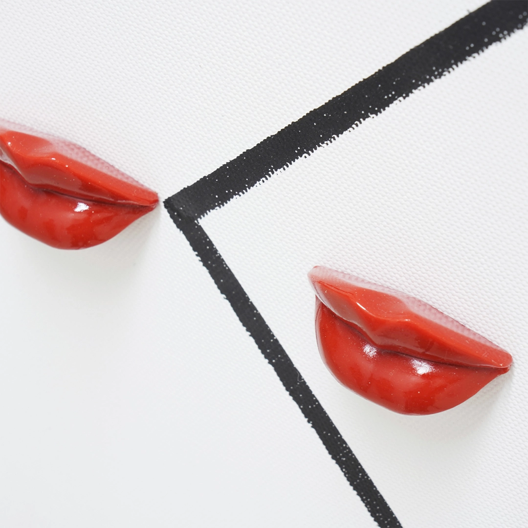 アートパネル ART PANEL リップパーツ&キャンバス「LIPS to SIGNAL」