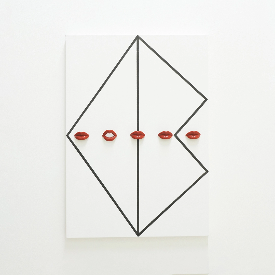 アートパネル ART PANEL リップパーツ&キャンバス「LIPS to SIGNAL」