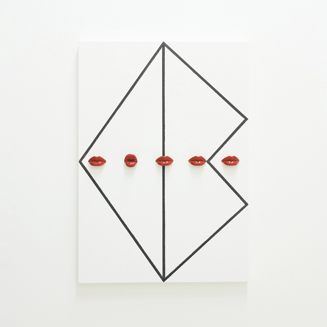 アートパネル ART PANEL リップパーツ&キャンバス「LIPS to SIGNAL」