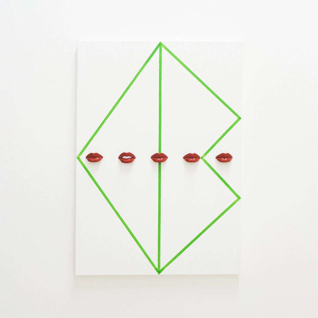 アートパネル ART PANEL リップパーツ&キャンバス「LIPS to SIGNAL」