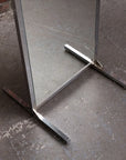 Floor mirror chrome