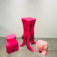 MANNEQUIN UPCYCLE 25 ART FURNITURE TABLE -MAD PINK ピンク