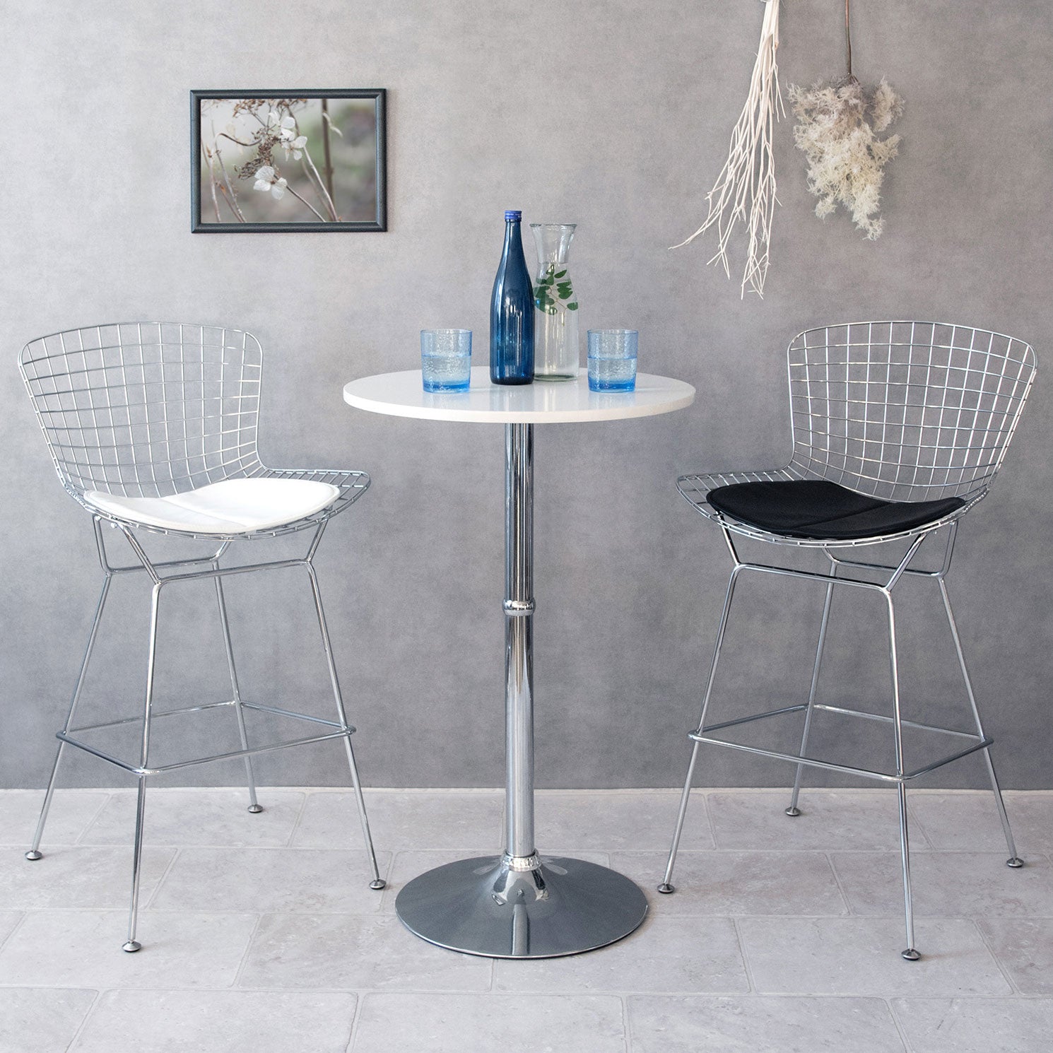 Wire High Stool (Harry Bertoia)