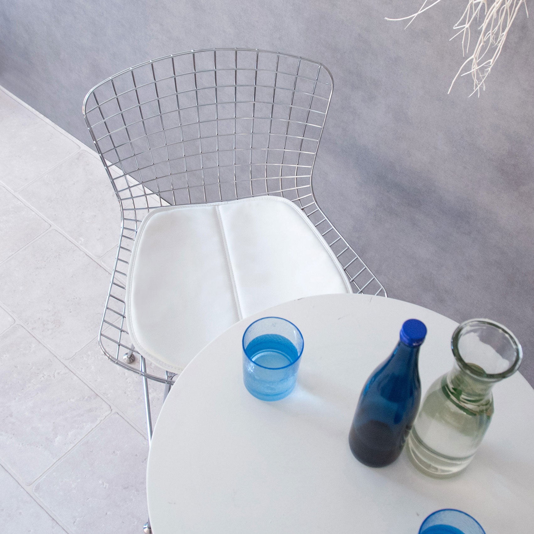 Wire High Stool (Harry Bertoia)