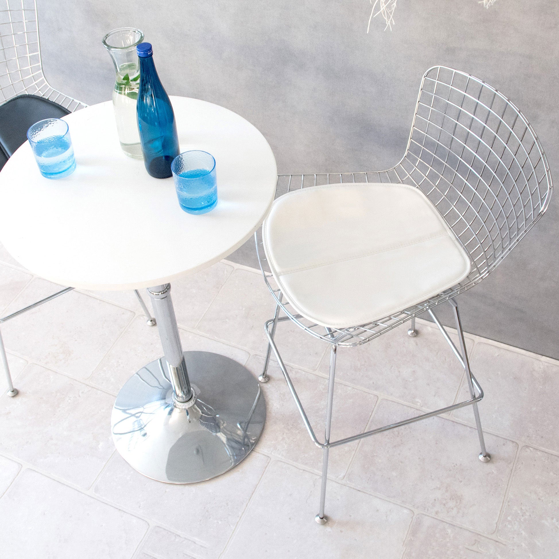 Wire High Stool (Harry Bertoia)