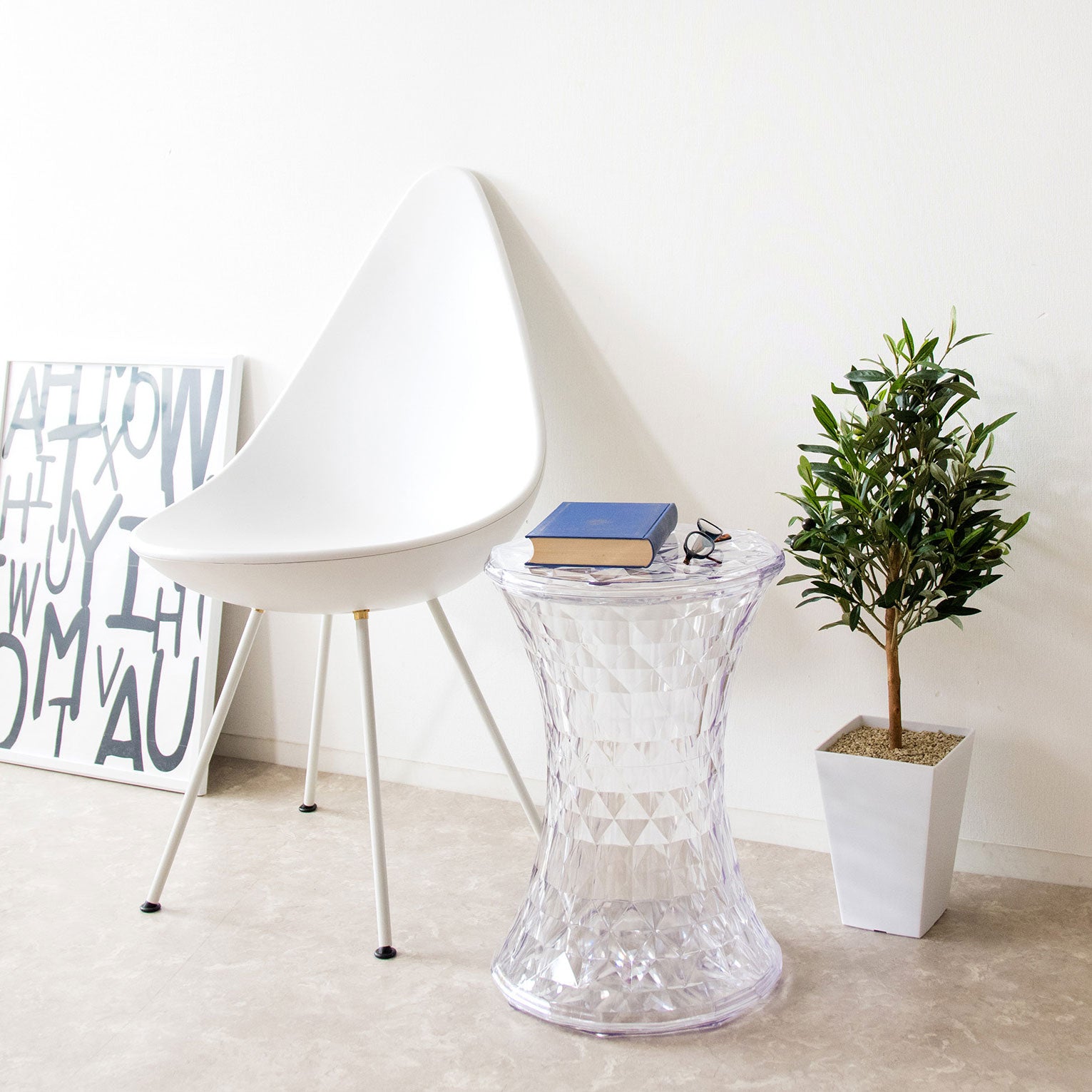 Designer stool STONE