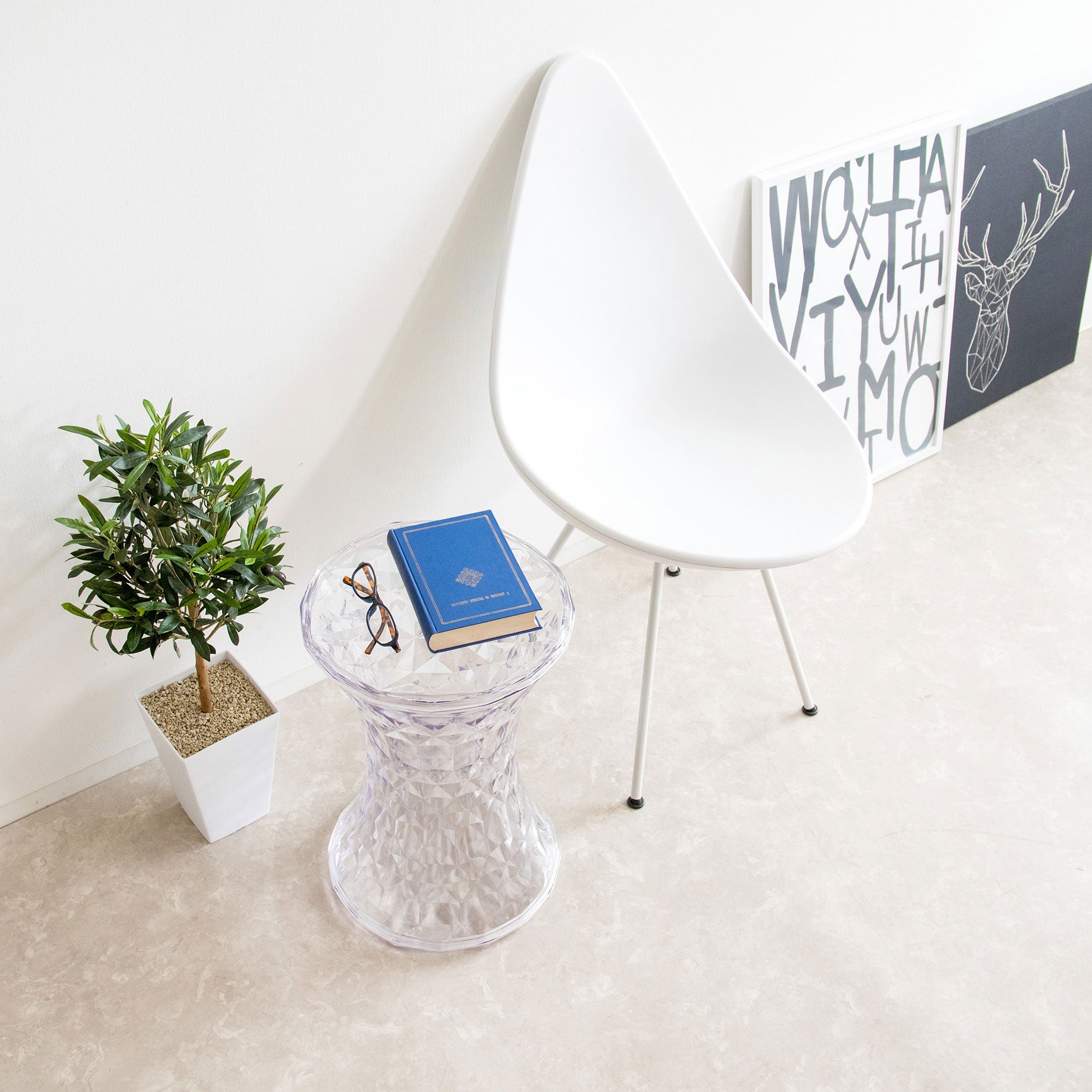 Designer stool STONE