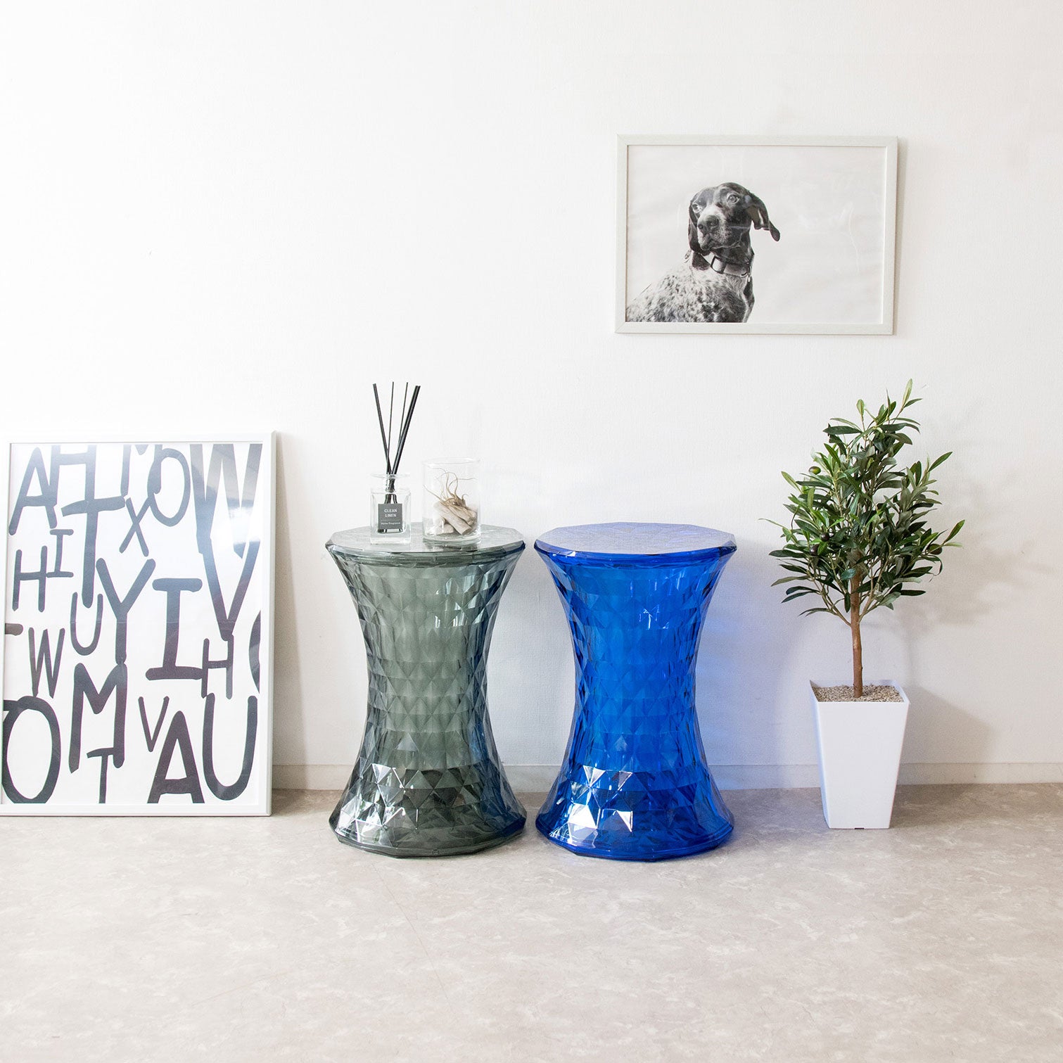 Designer stool STONE