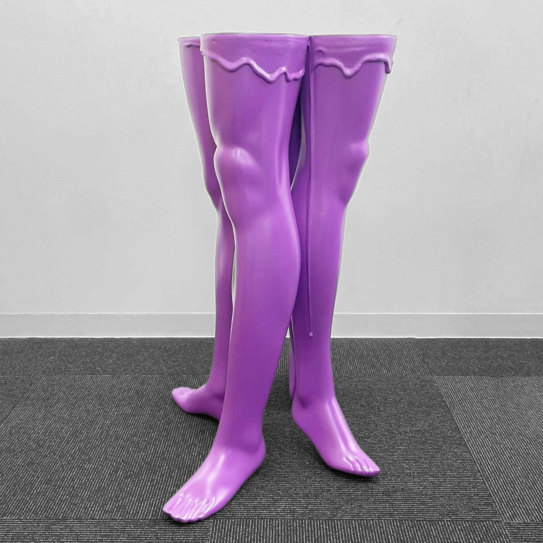 MANNEQUIN UPCYCLE 47 ART FURNITURE TABLE PURPLE