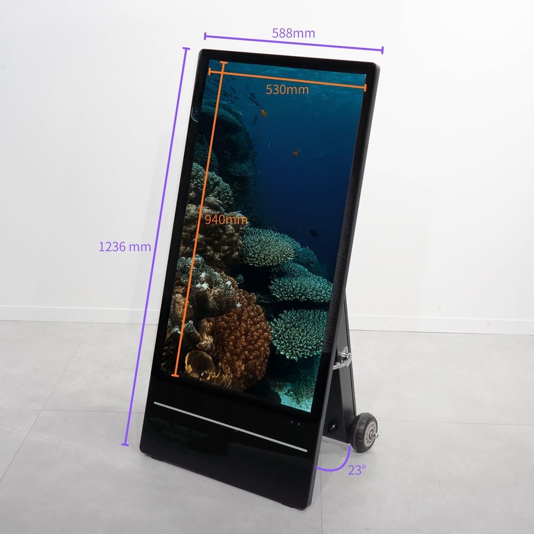 バッテリー式 モニターサイネージ 43インチ