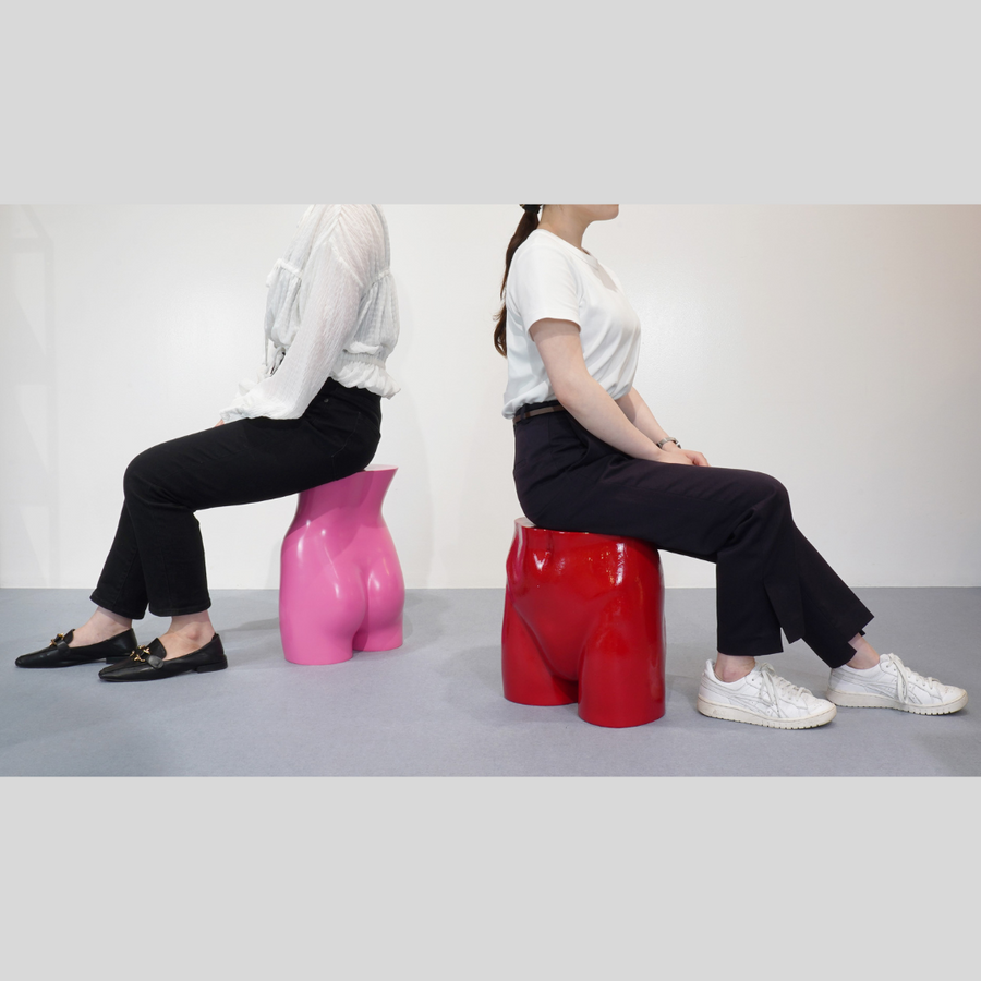 MANNEQUIN UPCYCLE サイドテーブル スツール  アートオブジェ PINK 28