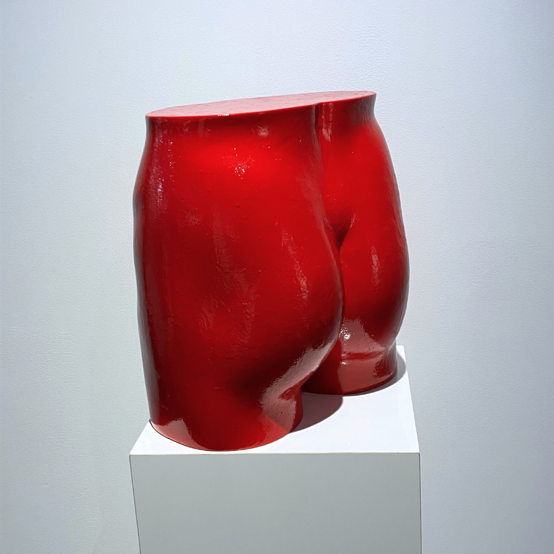 MANNEQUIN UPCYCLE 38 ART SERIES BRUSH TEXTURE RED