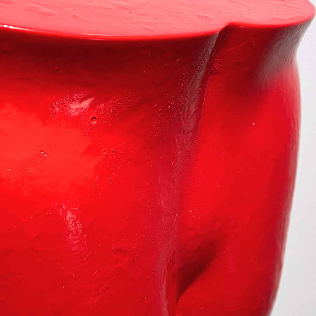MANNEQUIN UPCYCLE 38 ART SERIES BRUSH TEXTURE RED