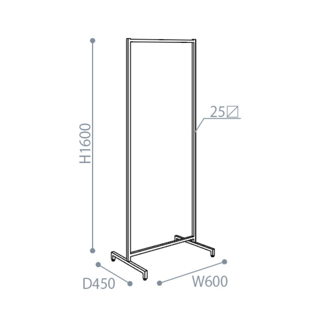 Slim design hanger rack, copper plated