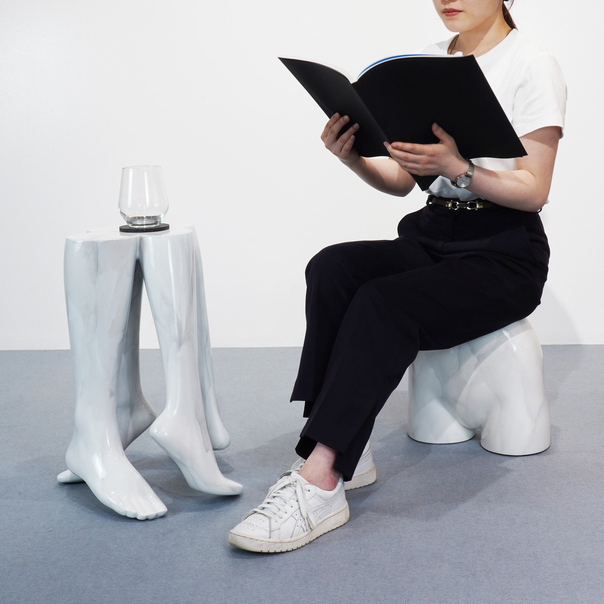 MANNEQUIN UPCYCLE 32 ART SERIES MARBLE WHITE×GRAY