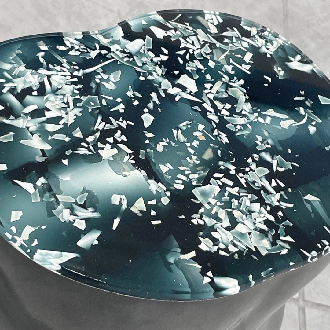 MANNEQUIN UPCYCLE 48 サイドテーブル スツール  INCLUSIONシリーズ  OBSIDIAN