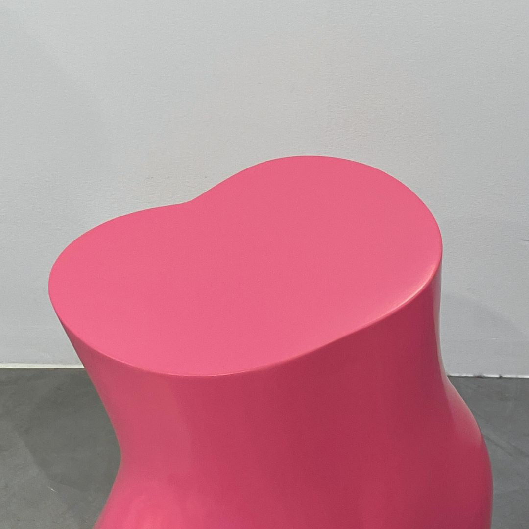 MANNEQUIN UPCYCLE Side Table Stool Art Object PINK 28