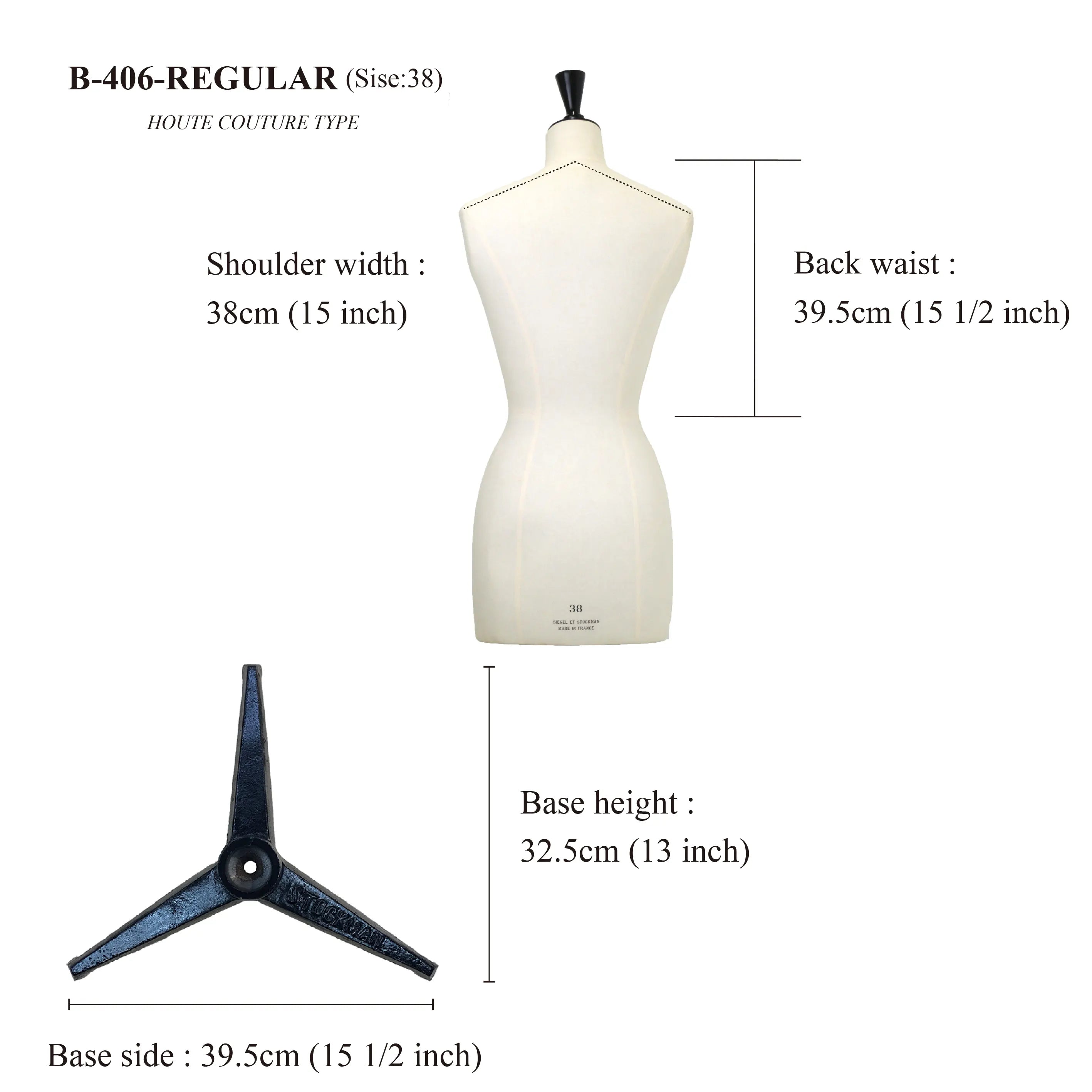 STOCKMAN B406 WOMENS : HOUTE COUTURE TYPE