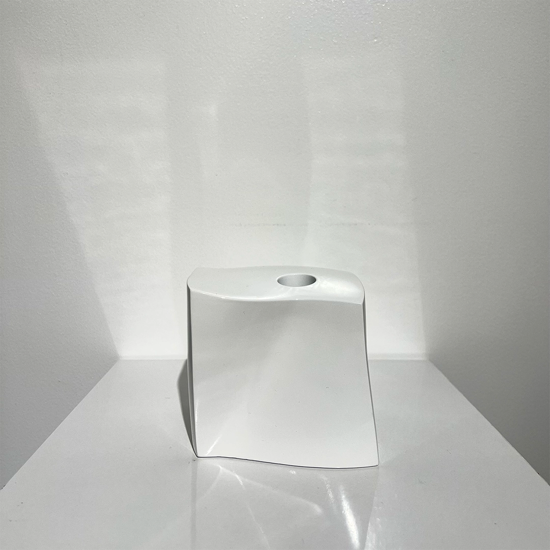 Single flower vase Flower base &quot;CUBE&quot; QUINT by NANASAI