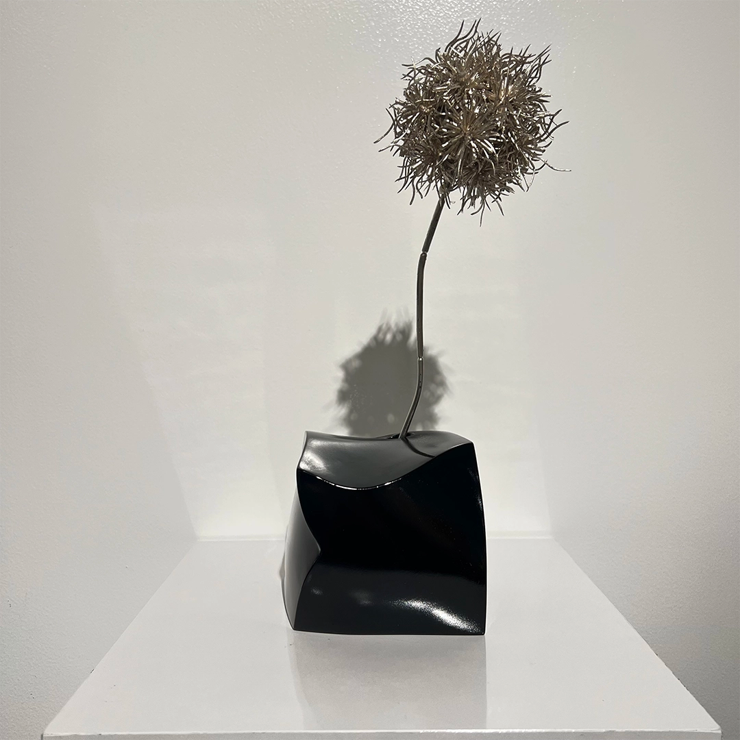 Single flower vase Flower base &quot;CUBE&quot; QUINT by NANASAI