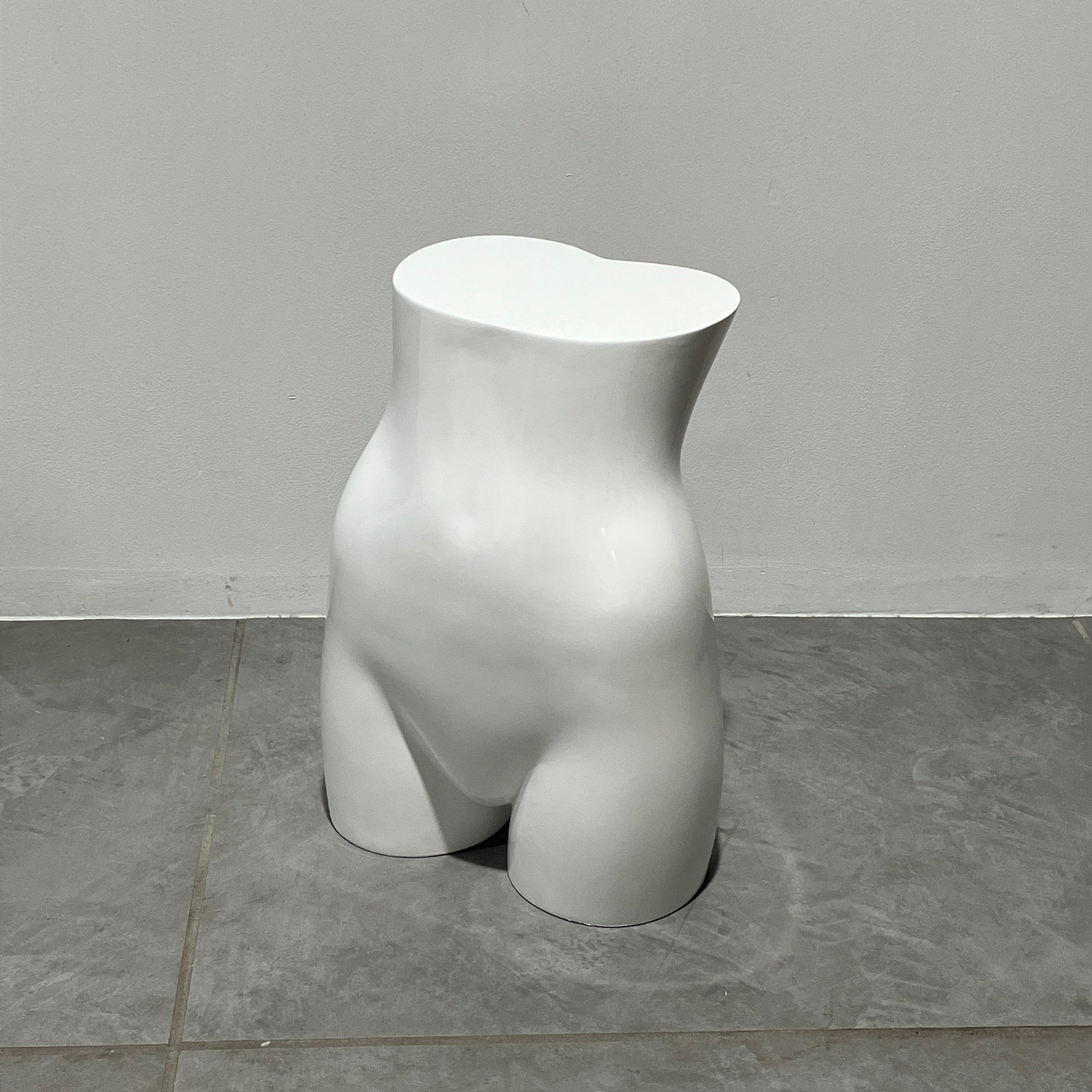 MANNEQUIN UPCYCLE 34 Side Table Stool WHITE – NANASAI ONLINE STORE