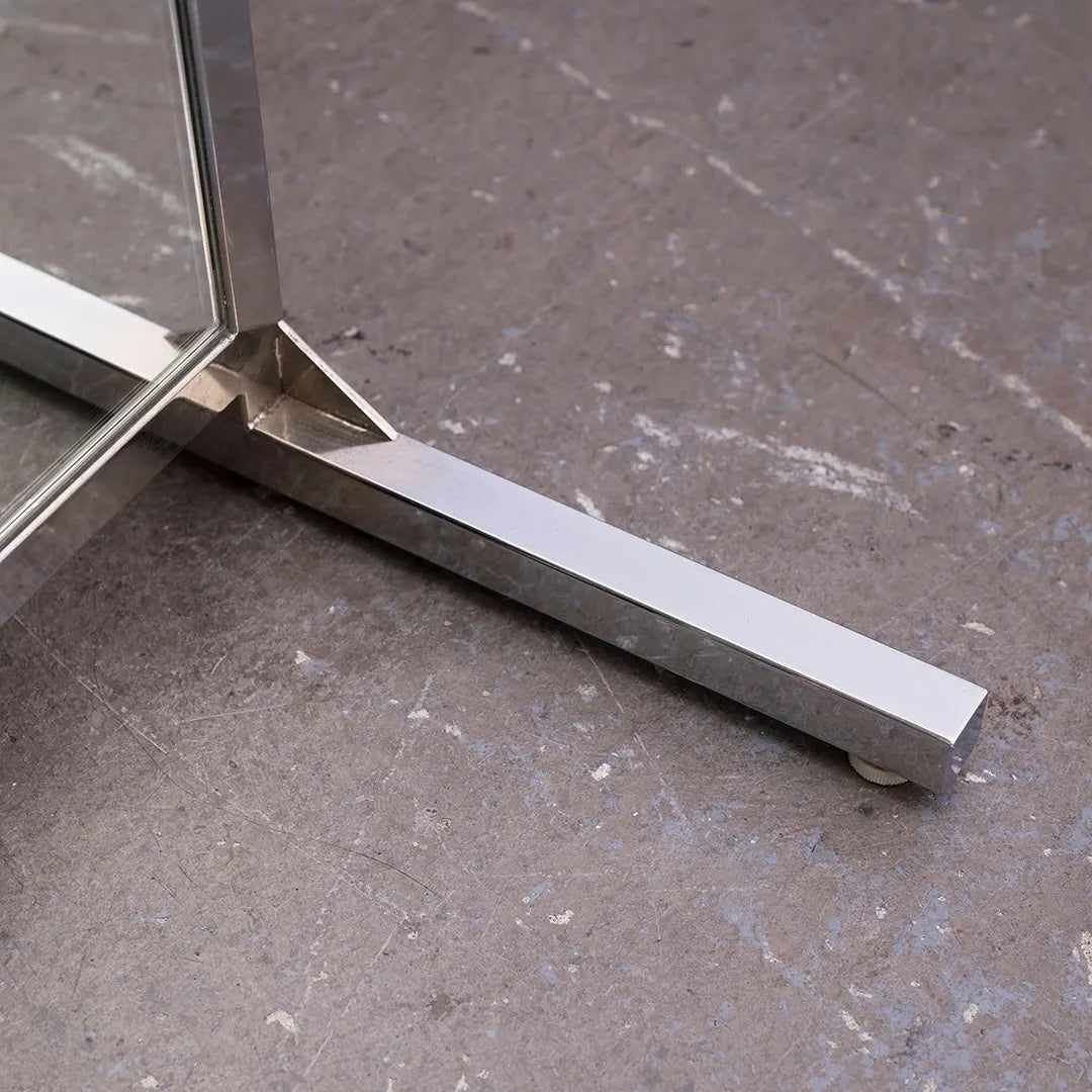 Floor mirror chrome