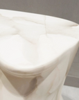MANNEQUIN UPCYCLE 54 Side table and stool MARVLE WHITE×GLAY
