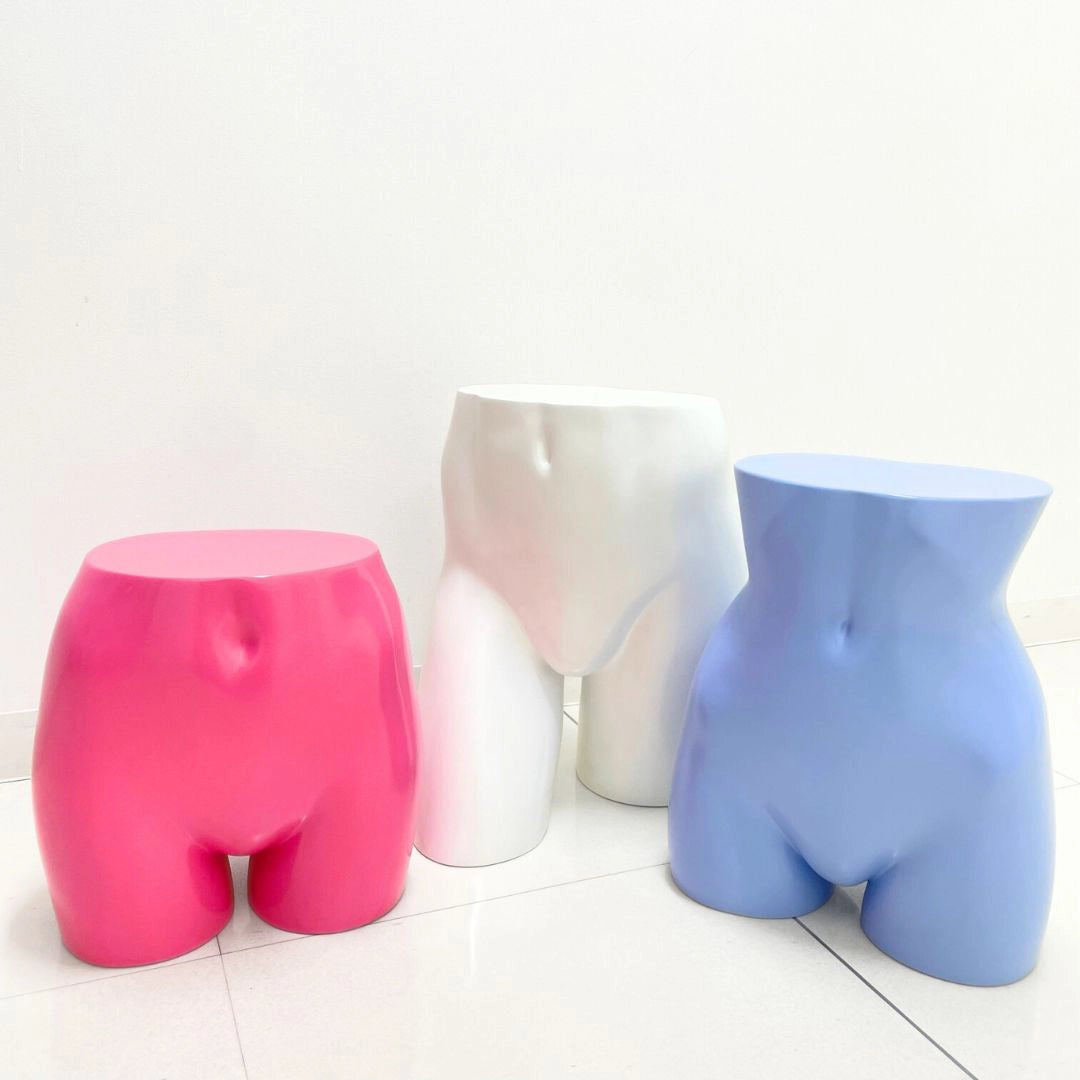 MANNEQUIN UPCYCLE 49 Side Table Stool PINK