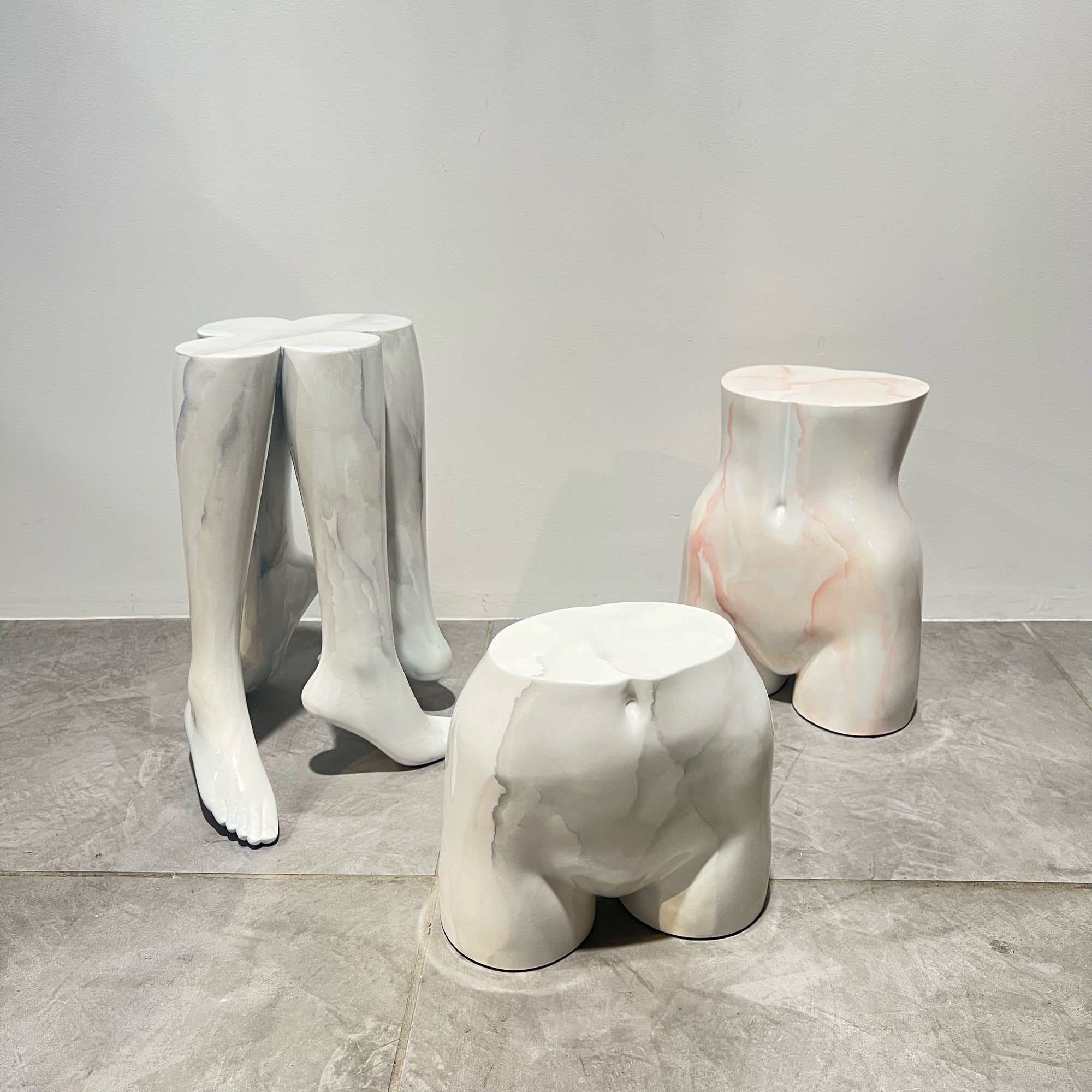 MANNEQUIN UPCYCLE 32 ART SERIES MARBLE WHITE×GRAY