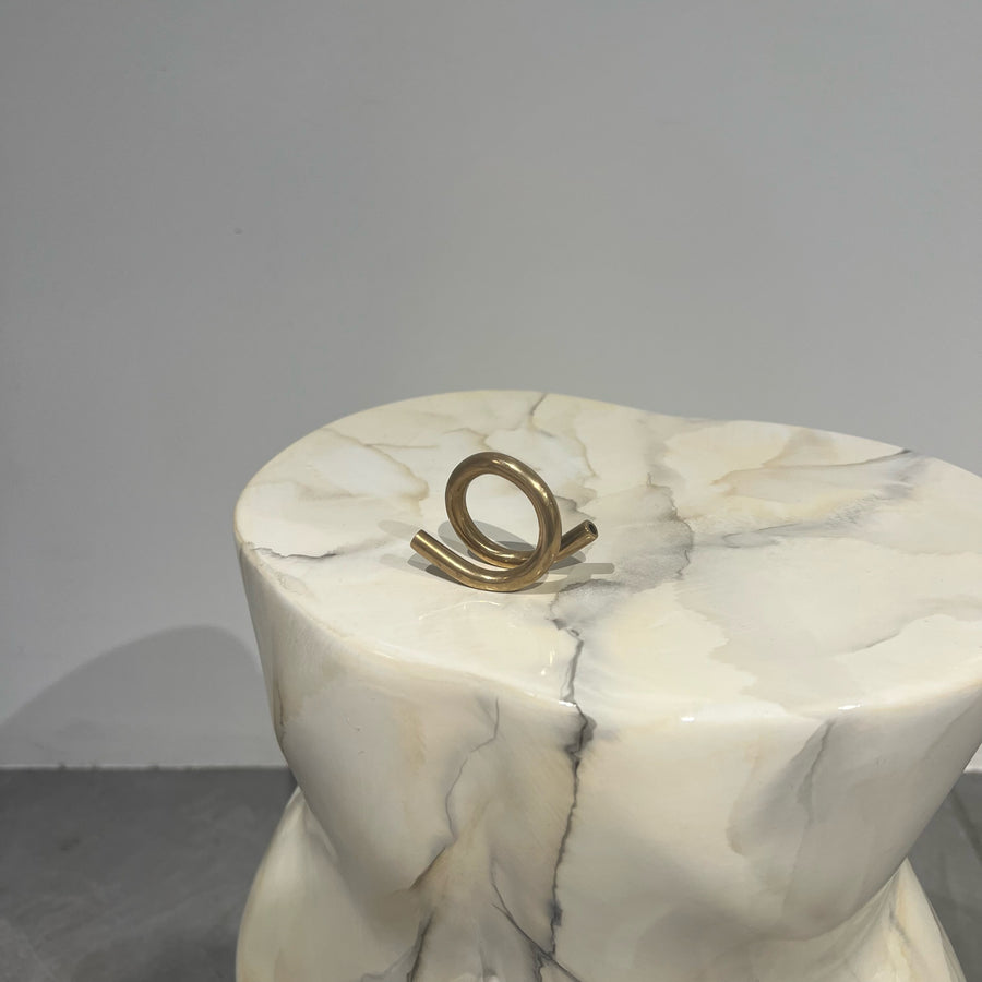 MANNEQUIN UPCYCLE 21 ART SERIES MARBLE WHITE×BROWN